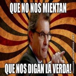 QUE NO NOS MIENTAN QUE NOS DIGAN LA VERDA!