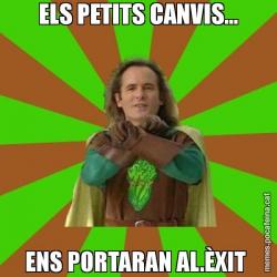 ELS PETITS CANVIS... ENS PORTARAN AL.ÈXIT