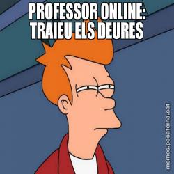PROFESSOR ONLINE: TRAIEU ELS DEURES