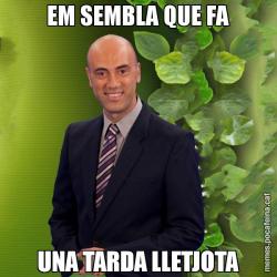 EM SEMBLA QUE FA UNA TARDA LLETJOTA
