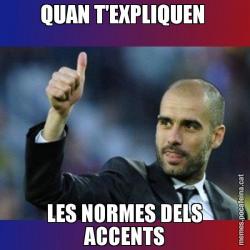QUAN T'EXPLIQUEN  LES NORMES DELS ACCENTS