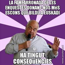 LA FAMFARRONADA DE LES ENQUESTES DONANT-NOS MéS ESCONS QUE BILDU A EUSKADI HA TINGUT CONSEQüÈNCIES
