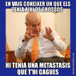 EN VAIG CONEIXER UN QUE ELS TENIA AIXI DE GROSSOS  HI TENIA UNA METASTASIS QUE T'HI CAGUES