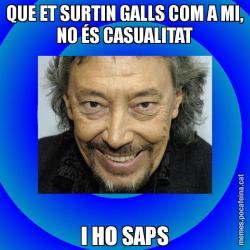 QUE ET SURTIN GALLS COM A MI, NO ÉS CASUALITAT I HO SAPS