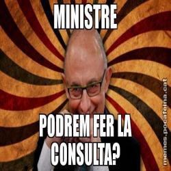 MINISTRE PODREM FER LA CONSULTA?