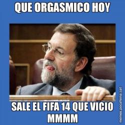 QUE ORGASMICO HOY SALE EL FIFA 14 QUE VICIO MMMM