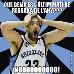 QUE DEMÀ ÉS L'ÚLTIM MATÍ DE RESSAKA DE L'ANY??? NOOOOOOOOOO!