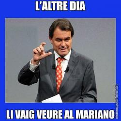 L'ALTRE DIA LI VAIG VEURE AL MARIANO