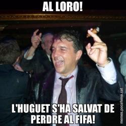 AL LORO! L'HUGUET S'HA SALVAT DE PERDRE AL FIFA!