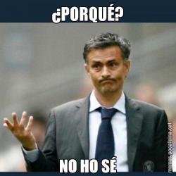 ¿PORQUÉ? NO HO SÉ