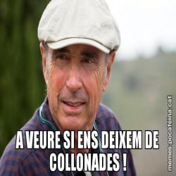 A VEURE SI ENS DEIXEM DE COLLONADES !