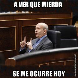 A VER QUE MIERDA  SE ME OCURRE HOY