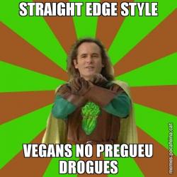 STRAIGHT EDGE STYLE VEGANS NO PREGUEU DROGUES