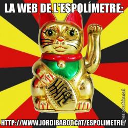 LA WEB DE L'ESPOLÍMETRE: HTTP://WWW.JORDIBABOT.CAT/ESPOLIMETRE/