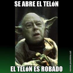 SE ABRE EL TELóN EL TELóN ES ROBADO