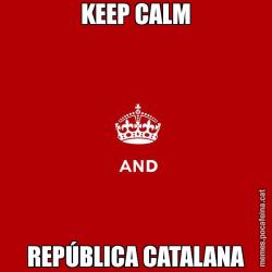 KEEP CALM REPÚBLICA CATALANA