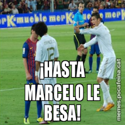 ¡HASTA MARCELO LE BESA!