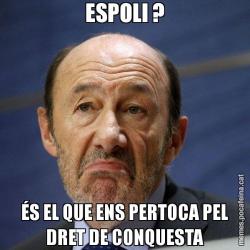 ESPOLI ? ÉS EL QUE ENS PERTOCA PEL DRET DE CONQUESTA