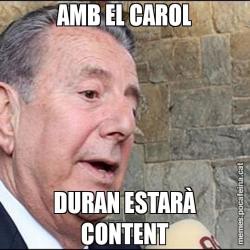 AMB EL CAROL DURAN ESTARÀ CONTENT