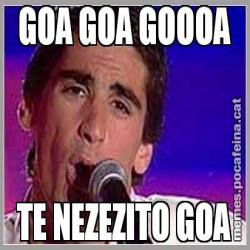 GOA GOA GOOOA TE NEZEZITO GOA