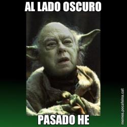AL LADO OSCURO PASADO HE
