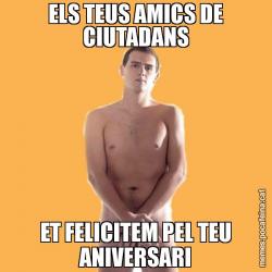 ELS TEUS AMICS DE CIUTADANS ET FELICITEM PEL TEU ANIVERSARI