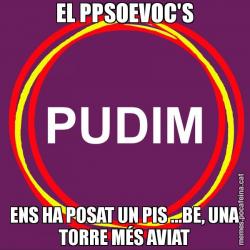EL PPSOEVOC'S ENS HA POSAT UN PIS ...BE, UNA TORRE MÉS AVIAT