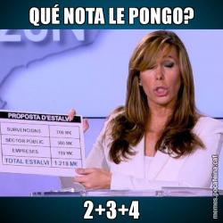 QUÉ NOTA LE PONGO? 2+3+4
