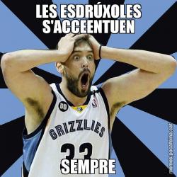 LES ESDRÚXOLES S'ACCEENTUEN SEMPRE