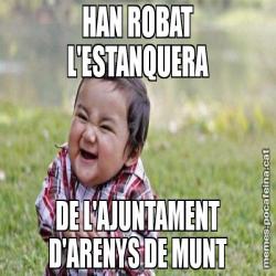HAN ROBAT L'ESTANQUERA DE L'AJUNTAMENT D'ARENYS DE MUNT