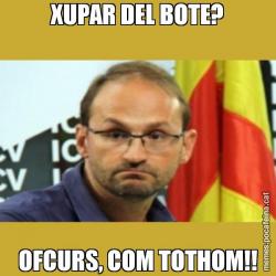 XUPAR DEL BOTE? OFCURS, COM TOTHOM!!