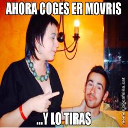 AHORA COGES ER MOVRIS ...Y LO TIRAS