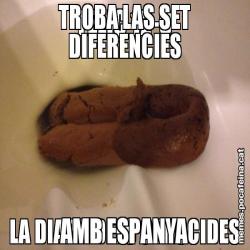 TROBA LAS SET DIFERENCIES AMB ESPANYA
