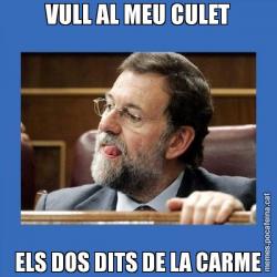 VULL AL MEU CULET ELS DOS DITS DE LA CARME