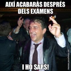 AIXÍ ACABARÀS DESPRÉS DELS EXÀMENS I HO SAPS!