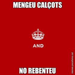 MENGEU CALÇOTS NO REBENTEU
