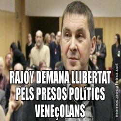 RAJOY DEMANA LLIBERTAT PELS PRESOS POLíTICS VENEçOLANS