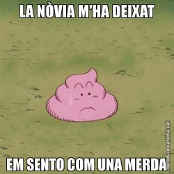 LA NÒVIA M'HA DEIXAT EM SENTO COM UNA MERDA