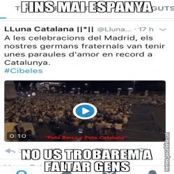 FINS MAI ESPANYA NO US TROBAREM A FALTAR GENS