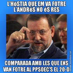 L'HòSTIA QUE EM VA FOTRE L'ANDRéS NO éS RES COMPARADA AMB LES QUE ENS VAN FOTRE AL PPSOEC'S EL 20-D
