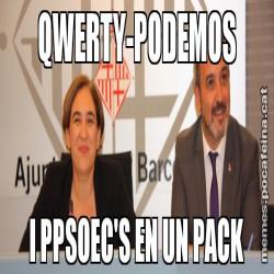 QWERTY-PODEMOS I PPSOEC'S EN UN PACK