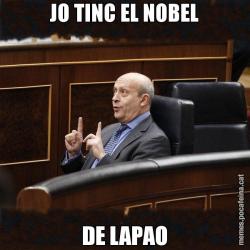 JO TINC EL NOBEL DE LAPAO