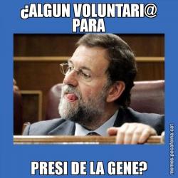 ¿ALGUN VOLUNTARI@ PARA PRESI DE LA GENE?