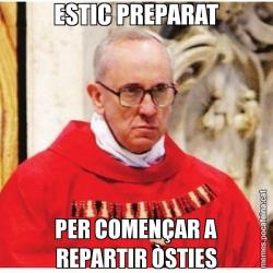ESTIC PREPARAT PER COMENÇAR A REPARTIR ÒSTIES