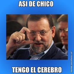 ASI DE CHICO  TENGO EL CEREBRO
