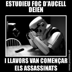 ESTUDIEU FOC D'AUCELL DEIEN I LLAVORS VAN COMENÇAR ELS ASSASSINATS