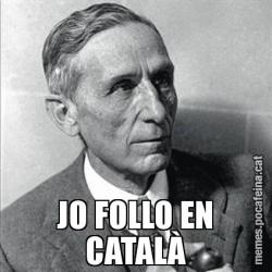 JO FOLLO EN CATALÀ