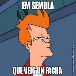 EM SEMBLA QUE VEIG UN FACHA