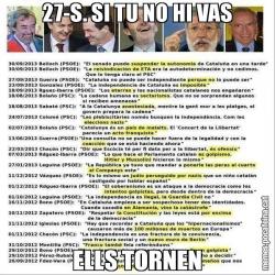 27-S. SI TU NO HI VAS ELLS TORNEN