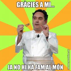 GRÀCIES A MI... JA NO HI HA FAM AL MÓN
